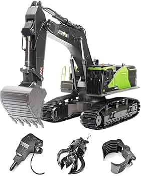 パワーショベルラジコン 1/14 RC建機　Huina 22ch動作システム Amazon.co.jp: Huina Toys 1593 1/14スケール 2.4GHz 22ch RTR フル